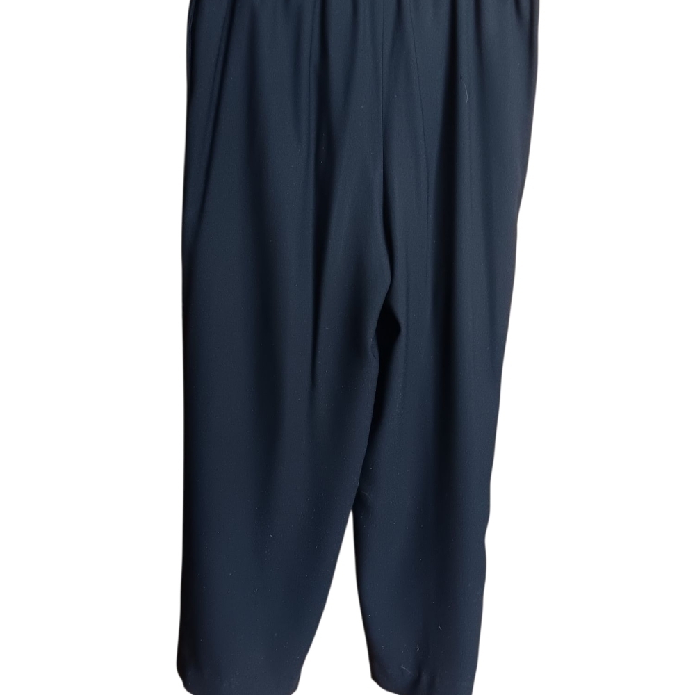 Womens Liz Claiborn Black Crepe Pants 14